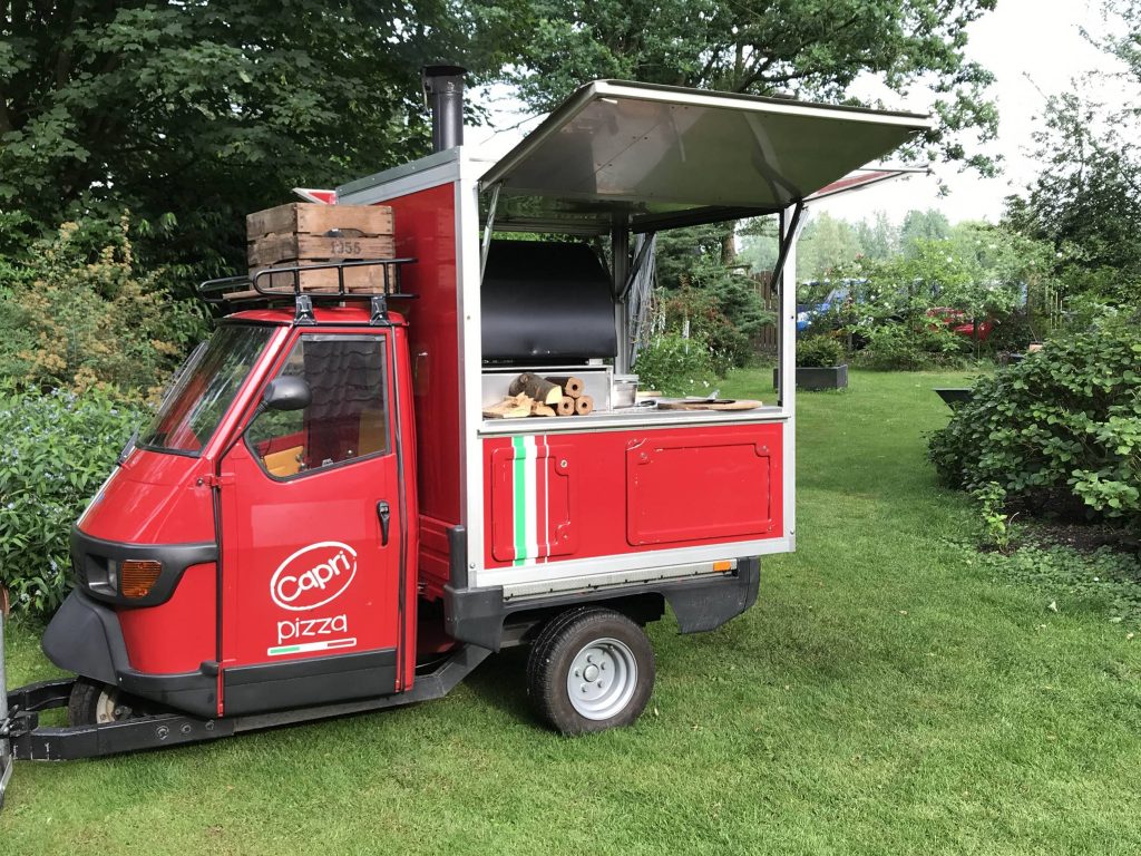 Piaggio Ape Met Houtgestookte Oven Capripizza